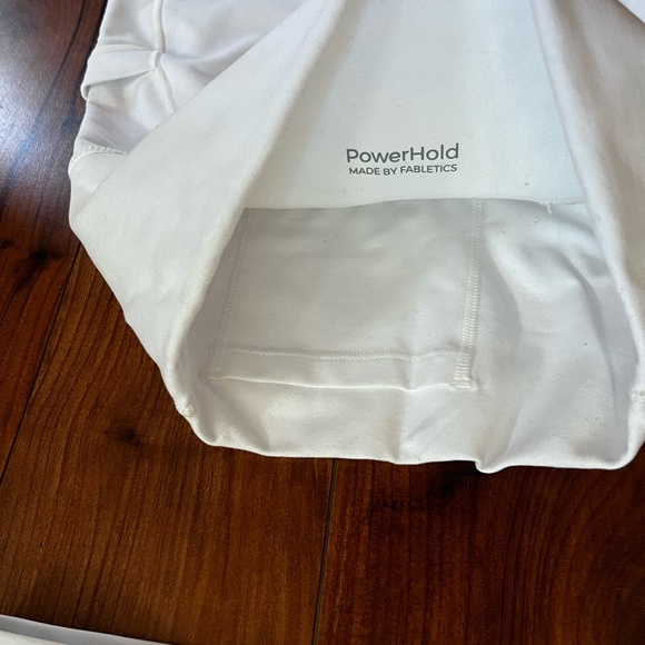 Pristine White Fabletics Powerhold Athleisure Set - Picture 10 of 10